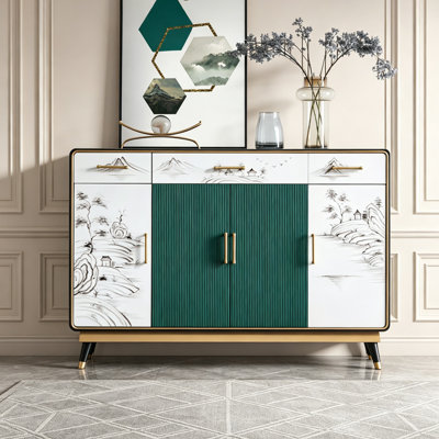 Large Capacity Luxury Sintered Stone Sideboard