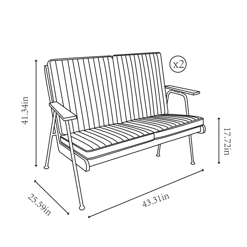 Banc rembourré en similicuir, Vert