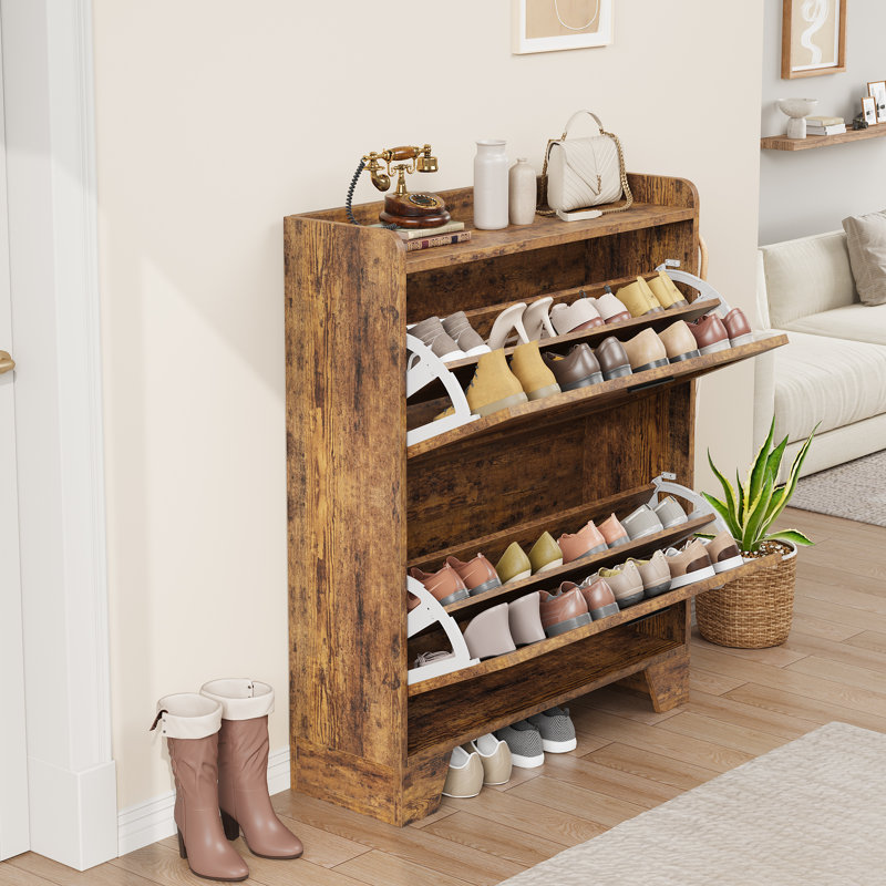 12 Pair Shoe Storage Cabinet