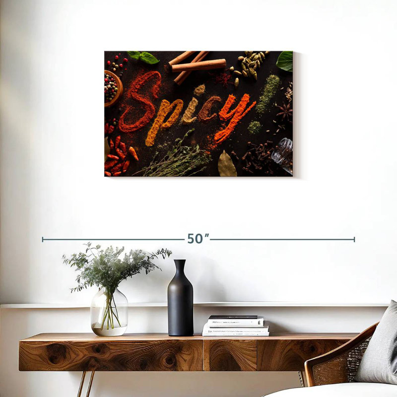 Yarlin Spicy Typography, 20" H x 30" W