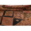 Tapis traditionnel pré-1900 à teinture végétale antique 4 x 7
