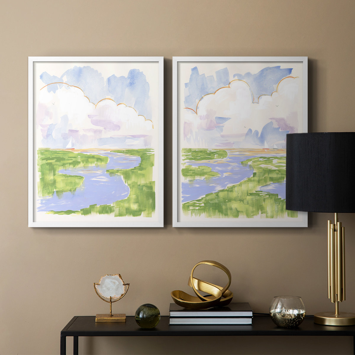 Wexford Home Low Country River Vista I-Premium Framed Print -Ready to ...