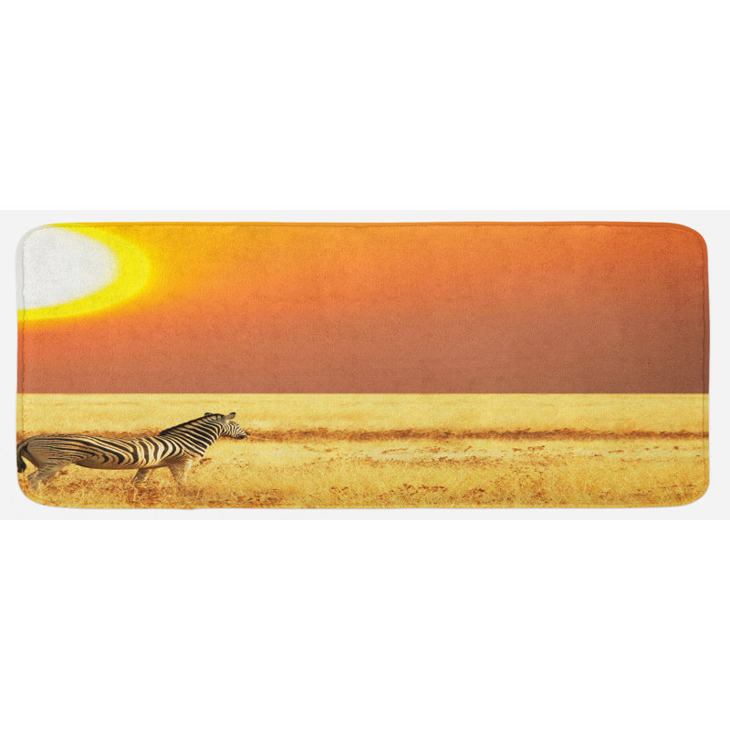 Tapis de cuisine safari