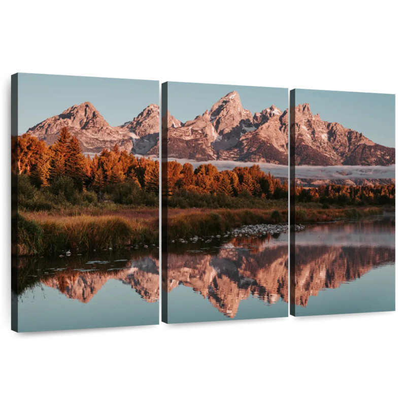 Alvord Grand Teton Sunrise Glow, H 48 po x l 74 po