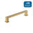 Bridgeport 5-1/16 inch (128mm) Center-to-Center Champagne Bronze Cabinet Pull - 10 Pack-90709871-131234773-131234776