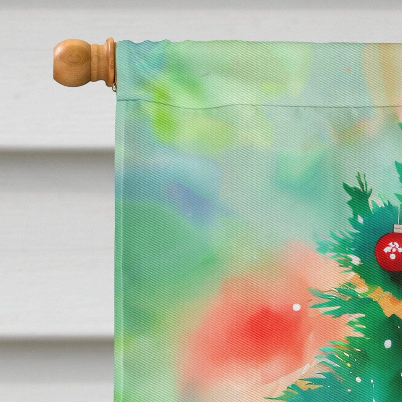 Double Sided Polyester Christmas, 40'' H x 28'' W