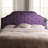 Queen & Full Sized Headboard In Purple, Contemporary Style With Hand-Crafted Trim, Elevates Bedroom, 61.18 In. Depth X 2.69 Width 51.78 Height, 19.12 Lb Weight Purple Fabric Upholstered For Bed,