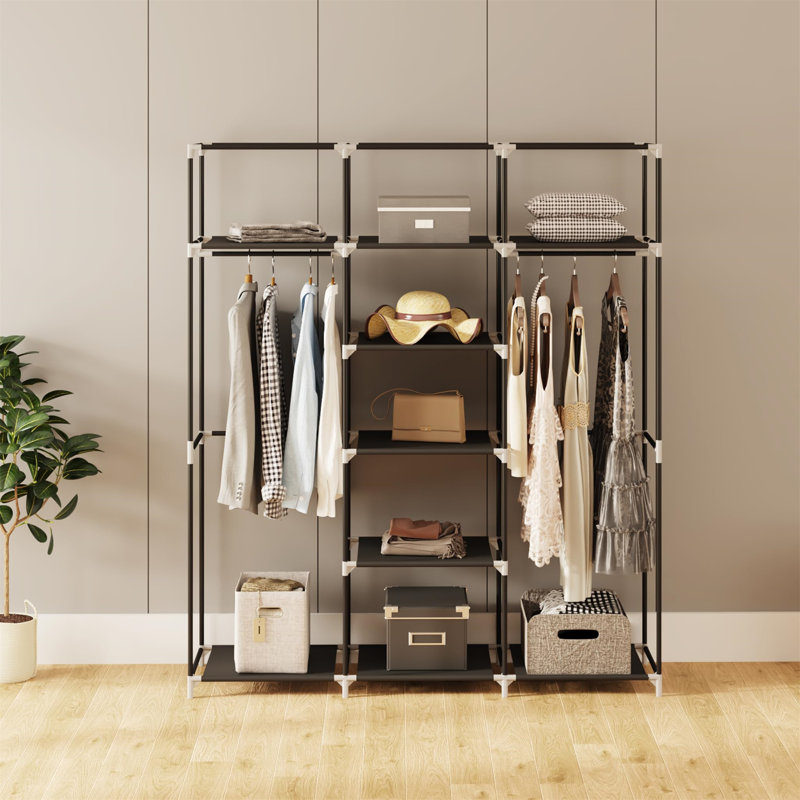 Evonnia Metal Wardrobe