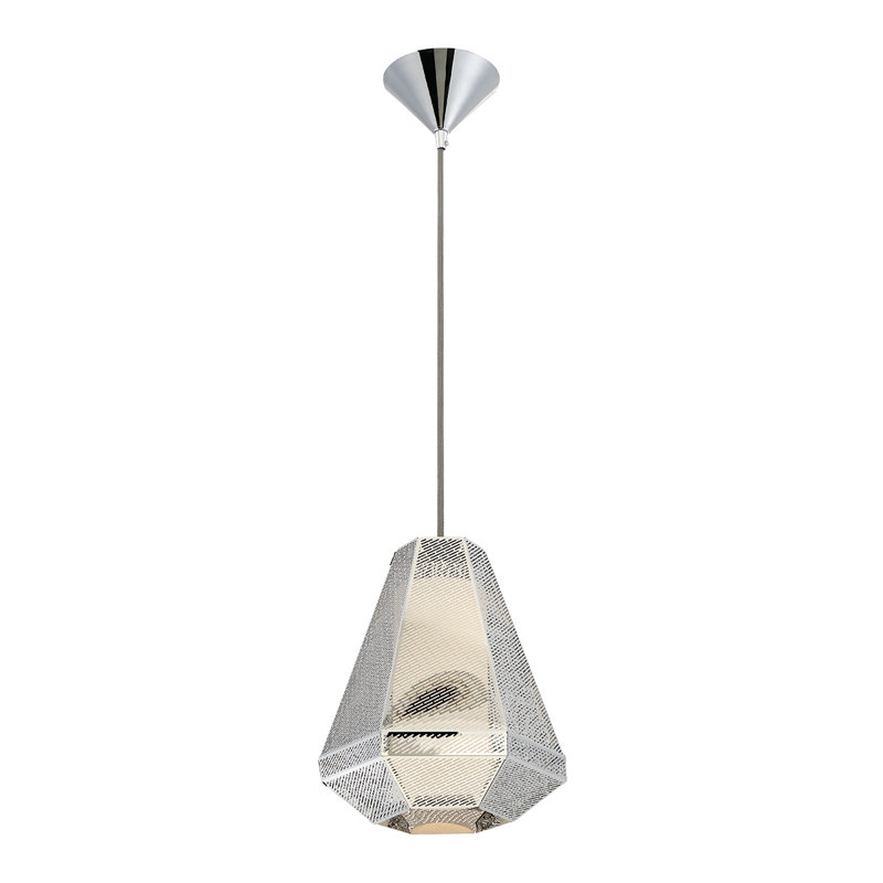 Recinto 1 - Light Chrome Pendant, Chrome