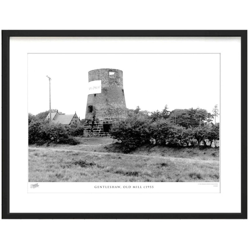 Gentleshaw, Old Mill C1955 - Single Picture Frame Print, 28cm H x 36cm W x 2.3cm D
