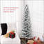 Arbre de Noël artificiel avec 263 pointes enneigées, base en métal, arbre de Noël réaliste-578904357