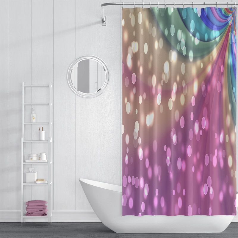 Rideau de douche simple, H 83 po x l 70 po