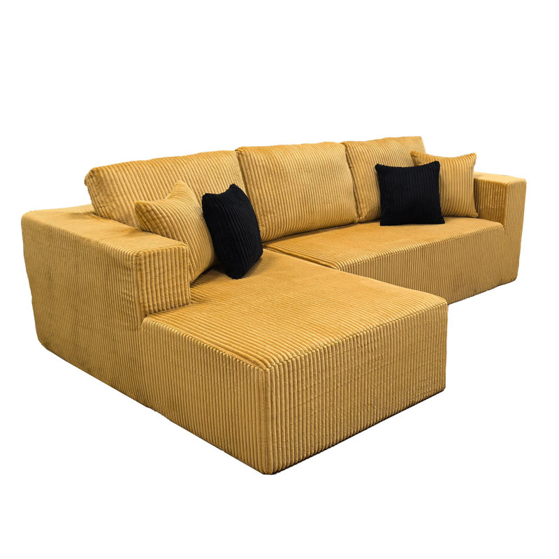 Canapé modulaire Fogshire, Orienté à gauche (vu de face), Gingembre gingembre