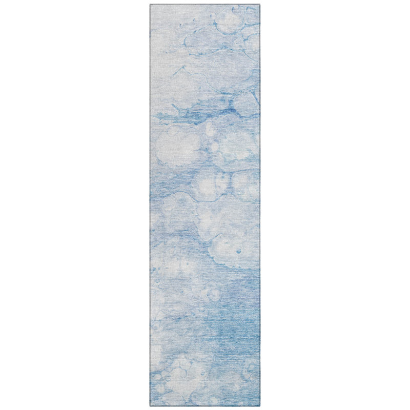 Chinwendum Washable Abstract Indoor / Outdoor Rug, Runner 2'3" x 7'6"