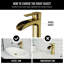Robinet de lavabo de salle de bain monotrou à poignée simple Niko-28294655-46484746