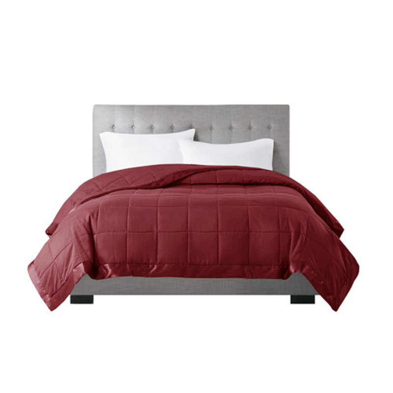 Couverture douce et confortable, Bourgogne, Double