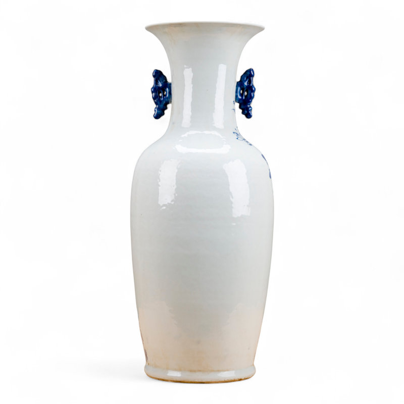 Porcelain Vase Phoenix Lotus Blue White