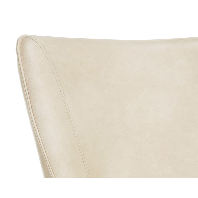 Irongate Upholstered Arm Chair, Gold, Navy Blue