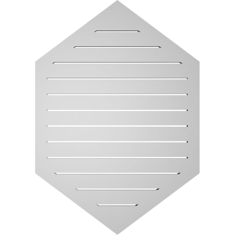 Pente verticale verticale en uréthane 9 pi, H 1,5 po x l 28 po x L 40 po