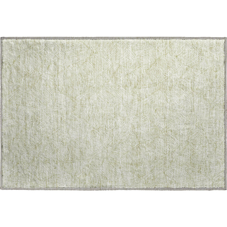 Premium Machine Washable Prisco Aloe Rug