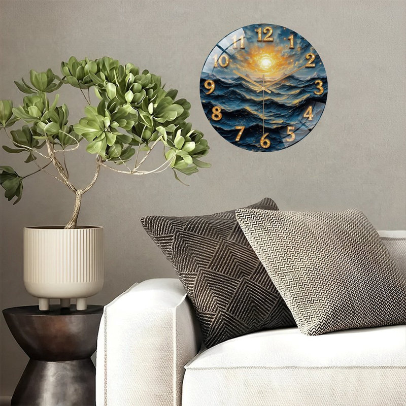 Horloge murale 12 po