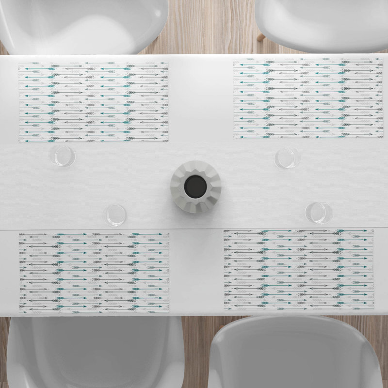 Polyester Abstract Rectangle Placemat