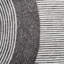 Tapis gris anthracite / ivoire en laine / coton tissé à la main Mcconnell-1957999673