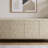 Modern luxury-style engraved storage cabinet
