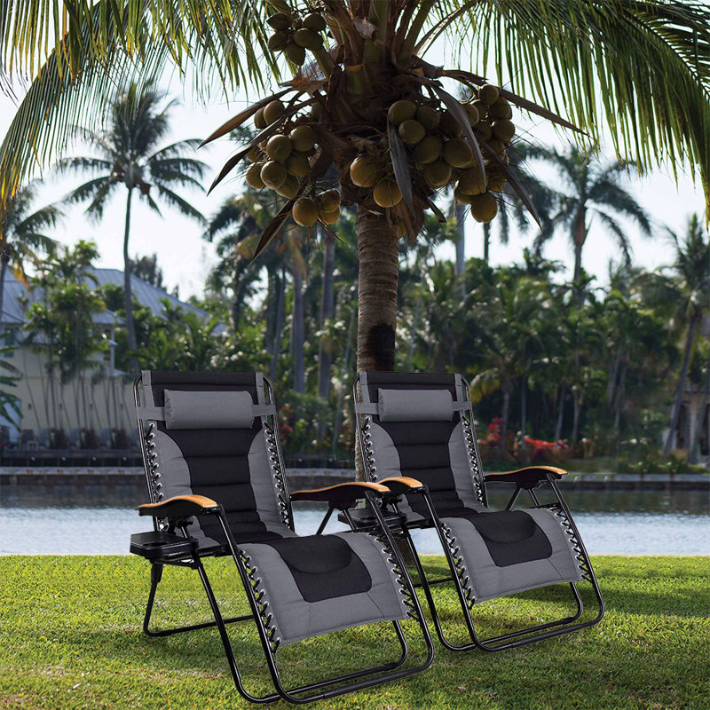 Chaises pliantes inclinables pour le jardin