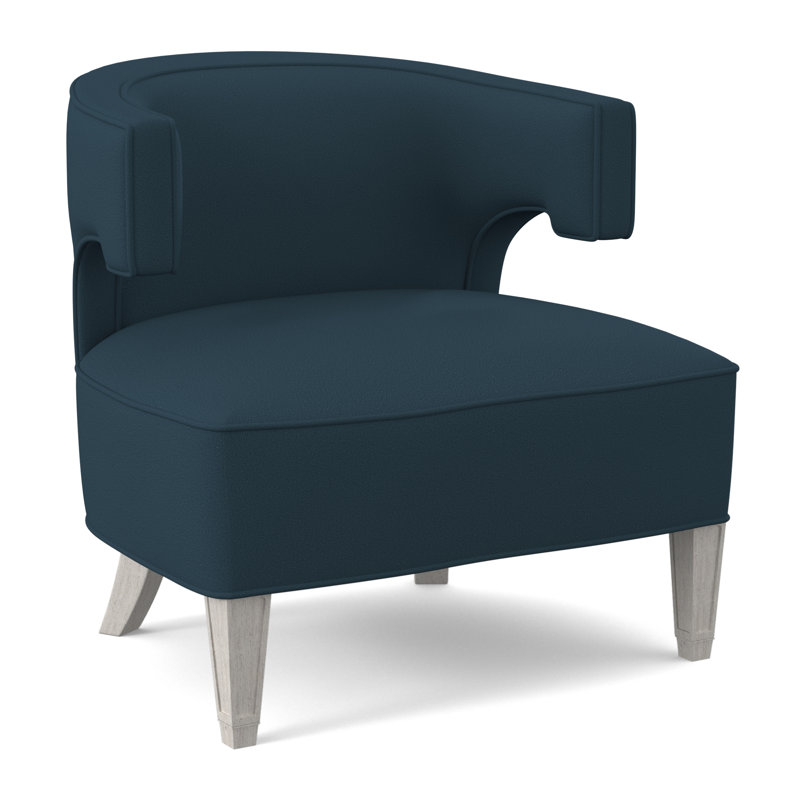 Chaise Laurel, Bisque, Mélange de polyester lagon Margaret
