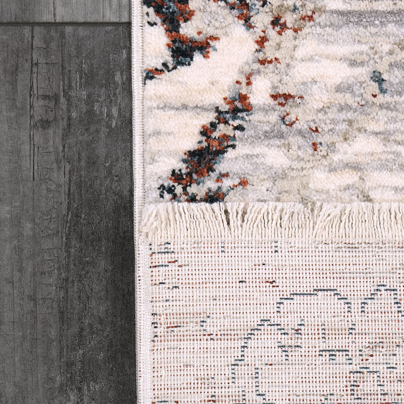 Abstract Indoor Rug, Rectangle 2'7" x 4'11"