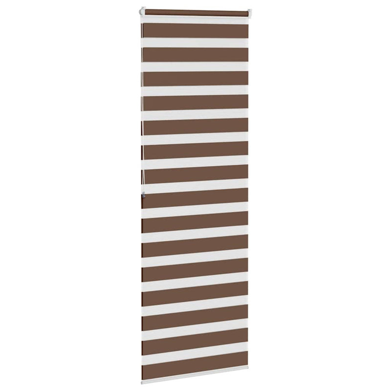 George Oliver Zebra Blind Polyester, 85cmW x 200cmL, Brown