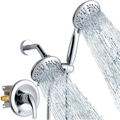 Système de douche complet avec valve brute