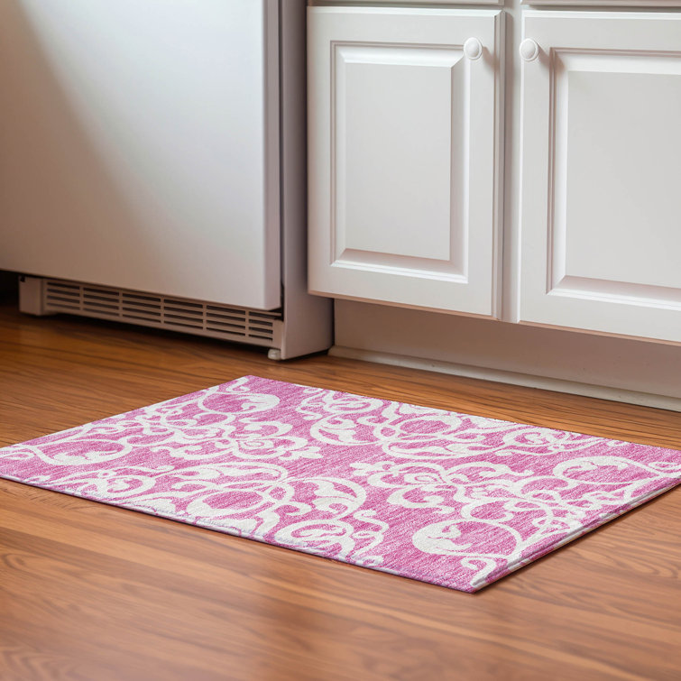 Premium Machine Washable Prisco Blush Rug