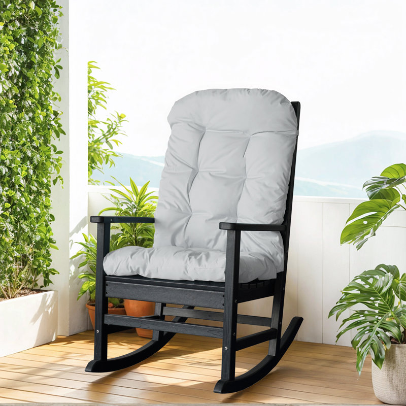 Chaise Adirondack à bascule en plastique Hdpe Kacyn