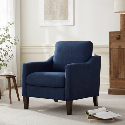 Armchair With Solid Wood Legs (Set Of 2)