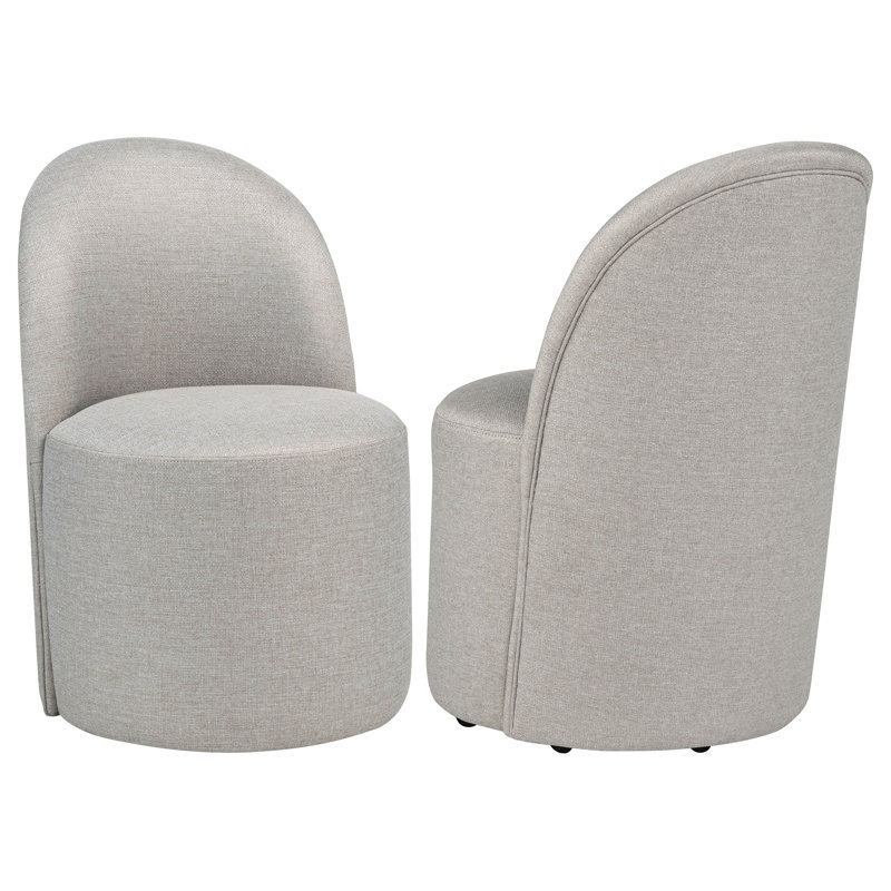 Chaise d'appoint Aubrey, Beige