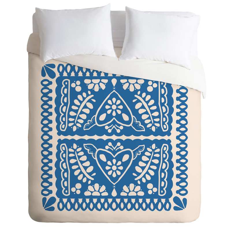 Housse de couette Fiesta De Corazon, Housse de couette pour lit simple / TG