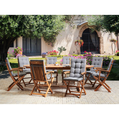 Set of 8 Back/Seat Cushions MAUI PREMIUM