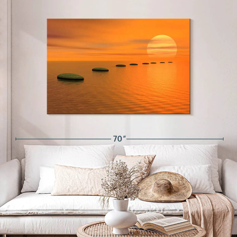 Kerrick Sunset Stepping Stones, H 32 po x l 48 po