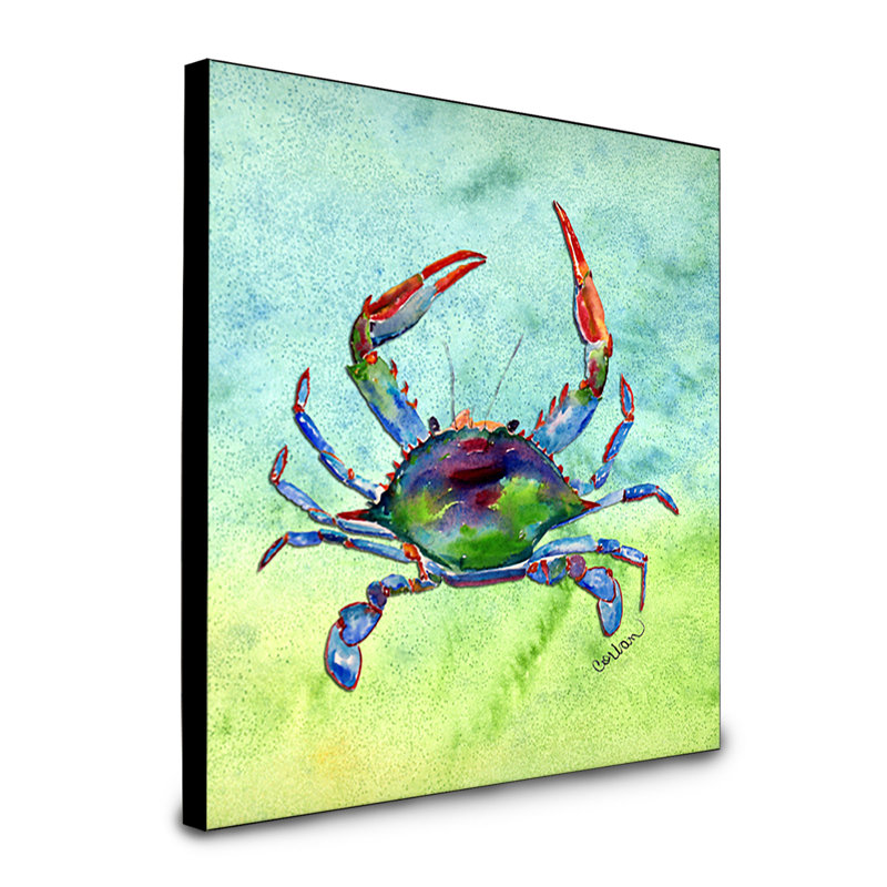 Panneau mural art crab Cruxanne