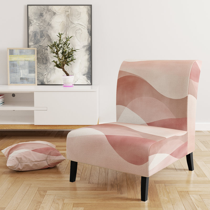 Fauteuil de chambre Abstract Minimalisme, Slipper Armless