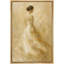 «Soft Neutral Woman Silhouette Elegant Figure Scene», reproduction d'art sur toile encadrée-1963327739-1963327738