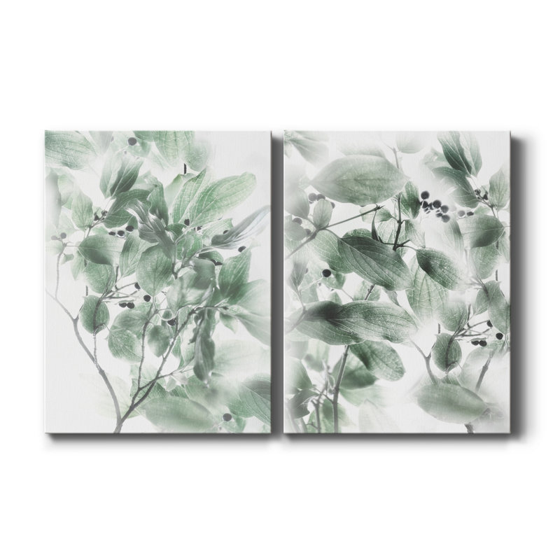 Irene Weisz - ensemble de 2 reproductions sur papier, Pas de tapis, H 12 po x l 16 po x P 1 po, Toile tendue
