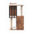 3-Tier Cat Tree, 43.7 in Tall Vintage Brown Cat Tower with 2 Sisal Scratching Posts, Plush Cushions, Hanging Toys, Wood Look & Metal Frame for Indoor Cats