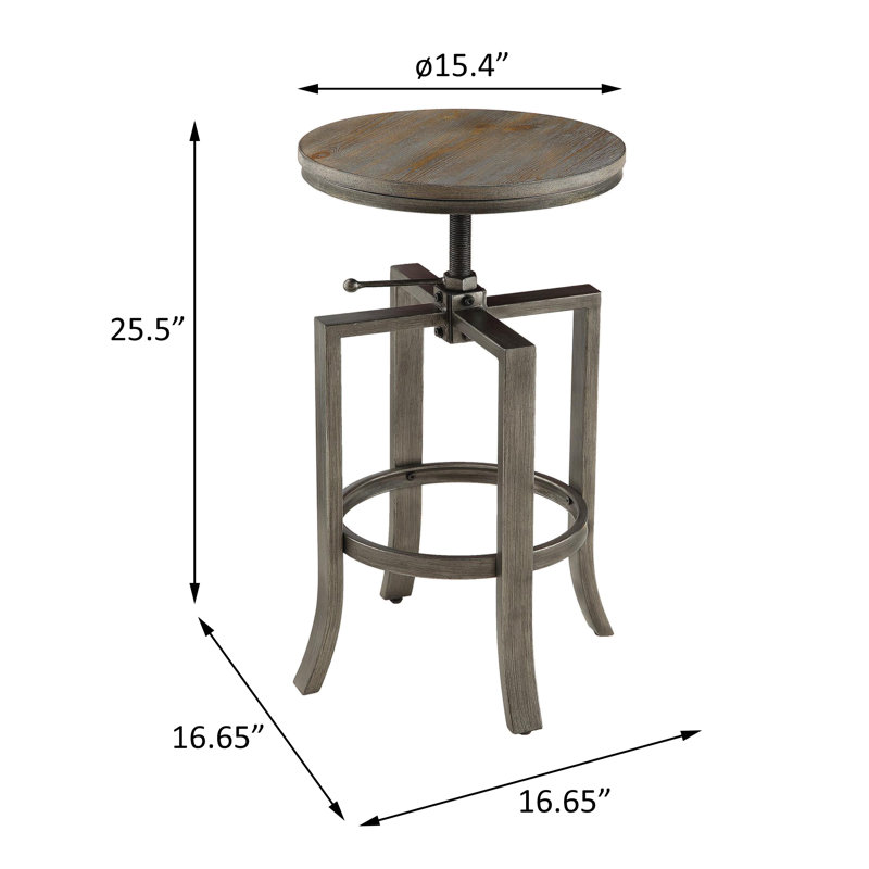 Tabouret de bar rotatif Jemmie