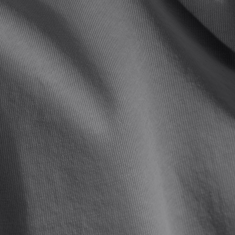 Organic Cotton Jersey Knit Duvet Cover, Queen Duvet Cover + 2 Standard Shams, Gray