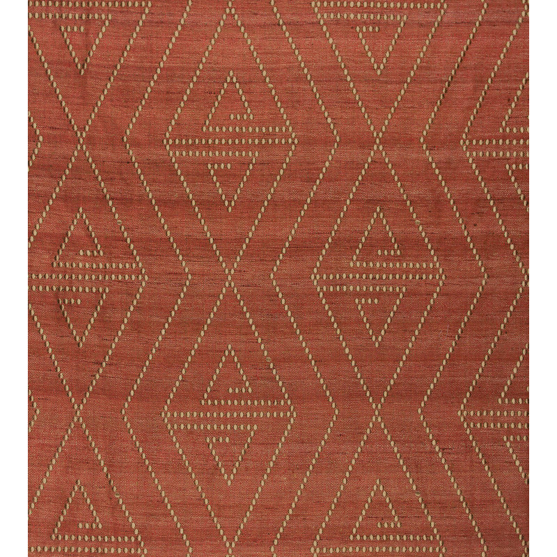 Dorset Coast Torquay Fabric, Tomato