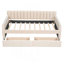 Lit de jour simple tapissier avec tiroirs, support en lattes de bois, beige-2006366643-2006366640