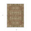 Tapis intérieur lavable antidérapant orange 3 pi x 5 pi marocain